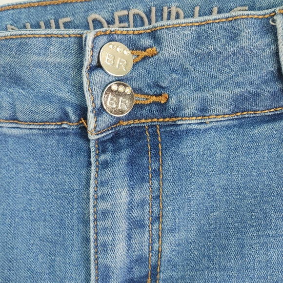 Blue Republic Embroidered Skinny Jeans Juniors 9 11 Womens Medium Floral Stretch - Picture 2 of 11